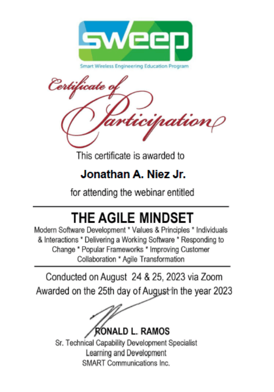 Certificate 2